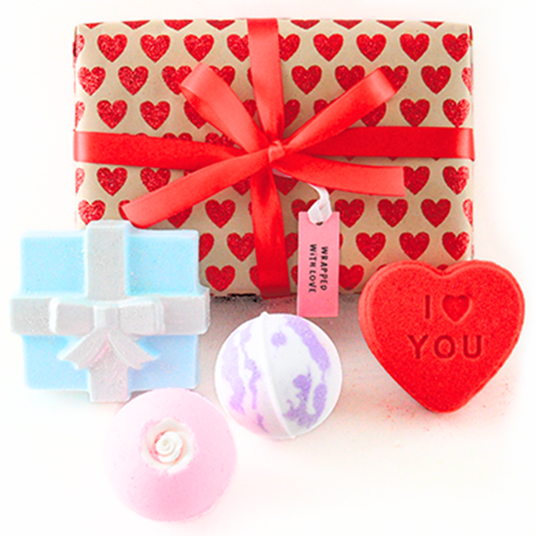 valentines bath bomb gift sets 