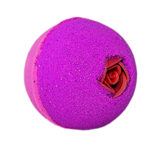 Load image into Gallery viewer, rhubarb &amp; rose bath bomb
