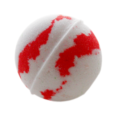 candy cane bath bomb
