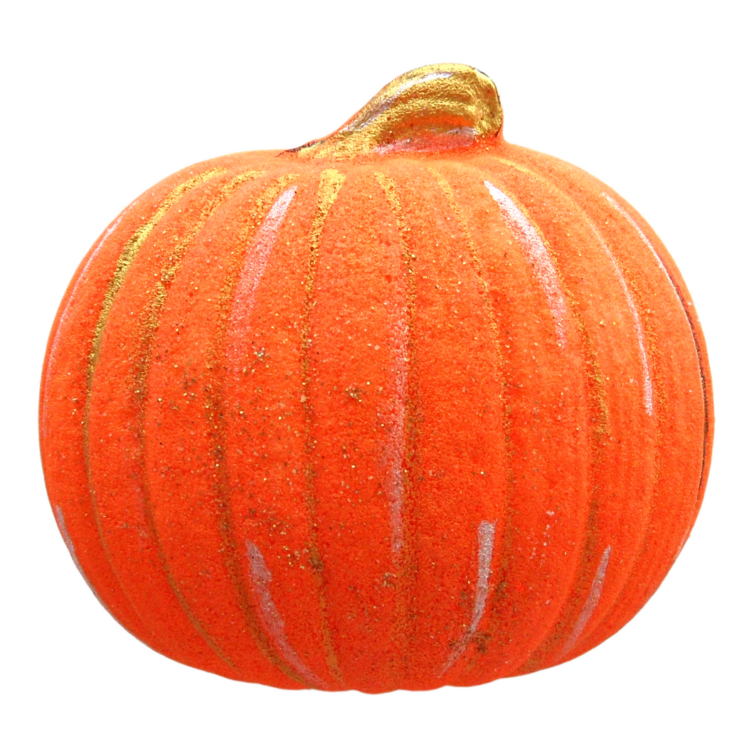 pumpkin halloween bath bomb